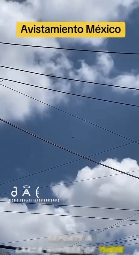 墨西哥市民拍摄的碟形UFO
