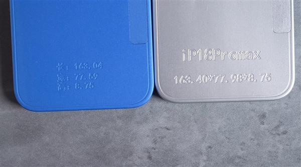 iPhone 18 Pro Max厚度对比