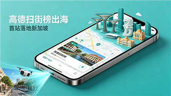 高德扫街榜出海了 首站落地新加坡 105个好去处一图打尽