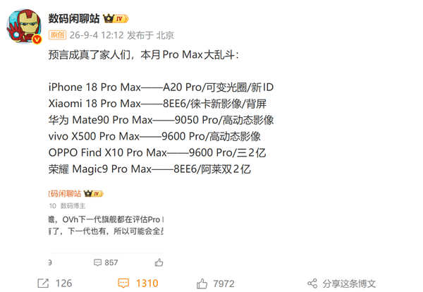 Pro Max命名演变图示